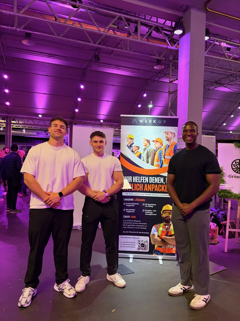WerkUp bei der Demo StartUp Night in München