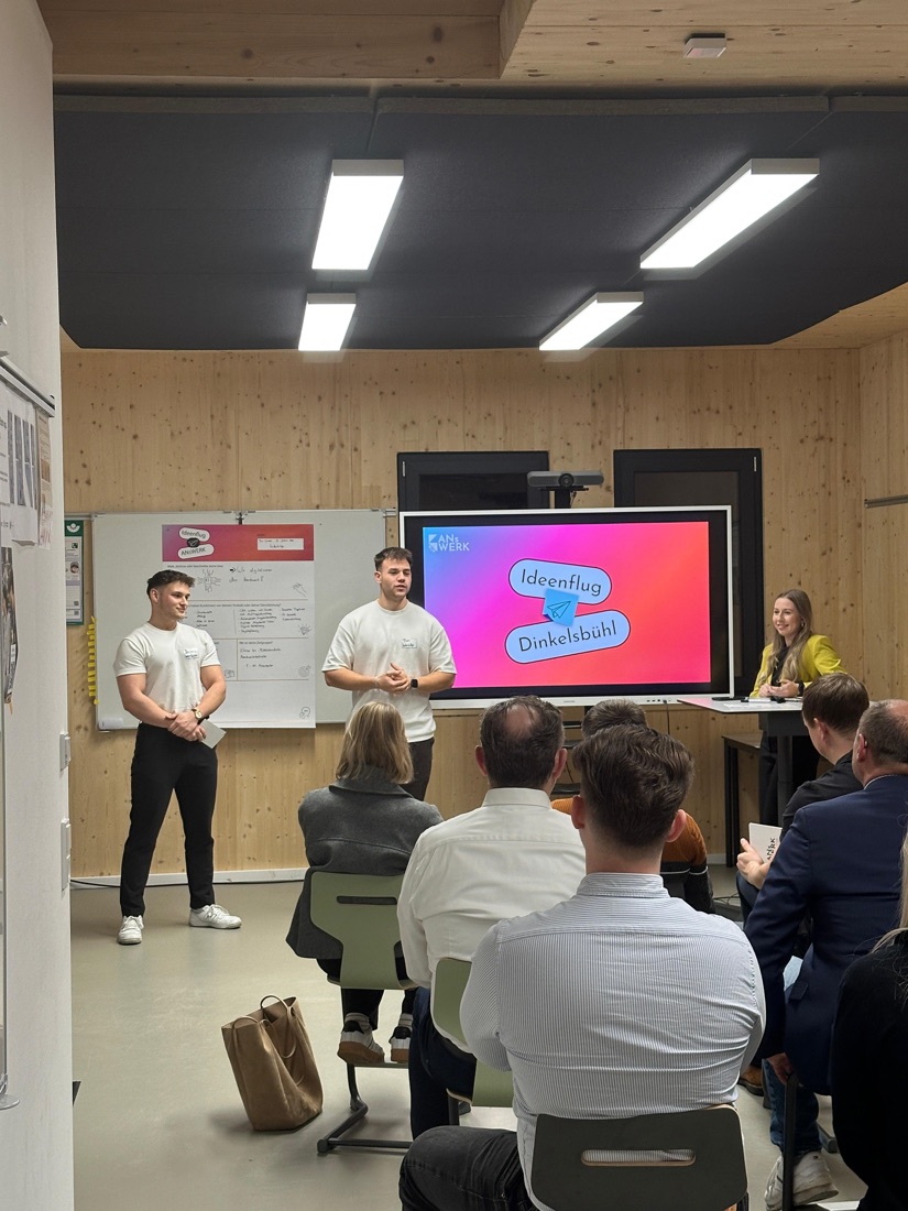 WerkUp beim Ideenflug in Dinkelsbühl